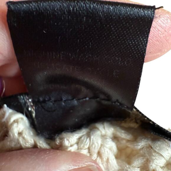 Step In Style Top Women's Bohemian Crochet Front Floral XL Ivory Hippie Coastal - Picture 7 of 11